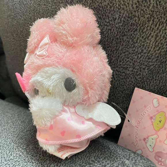 My Melody x Angel Plush Keychain - Picture 4 of 8